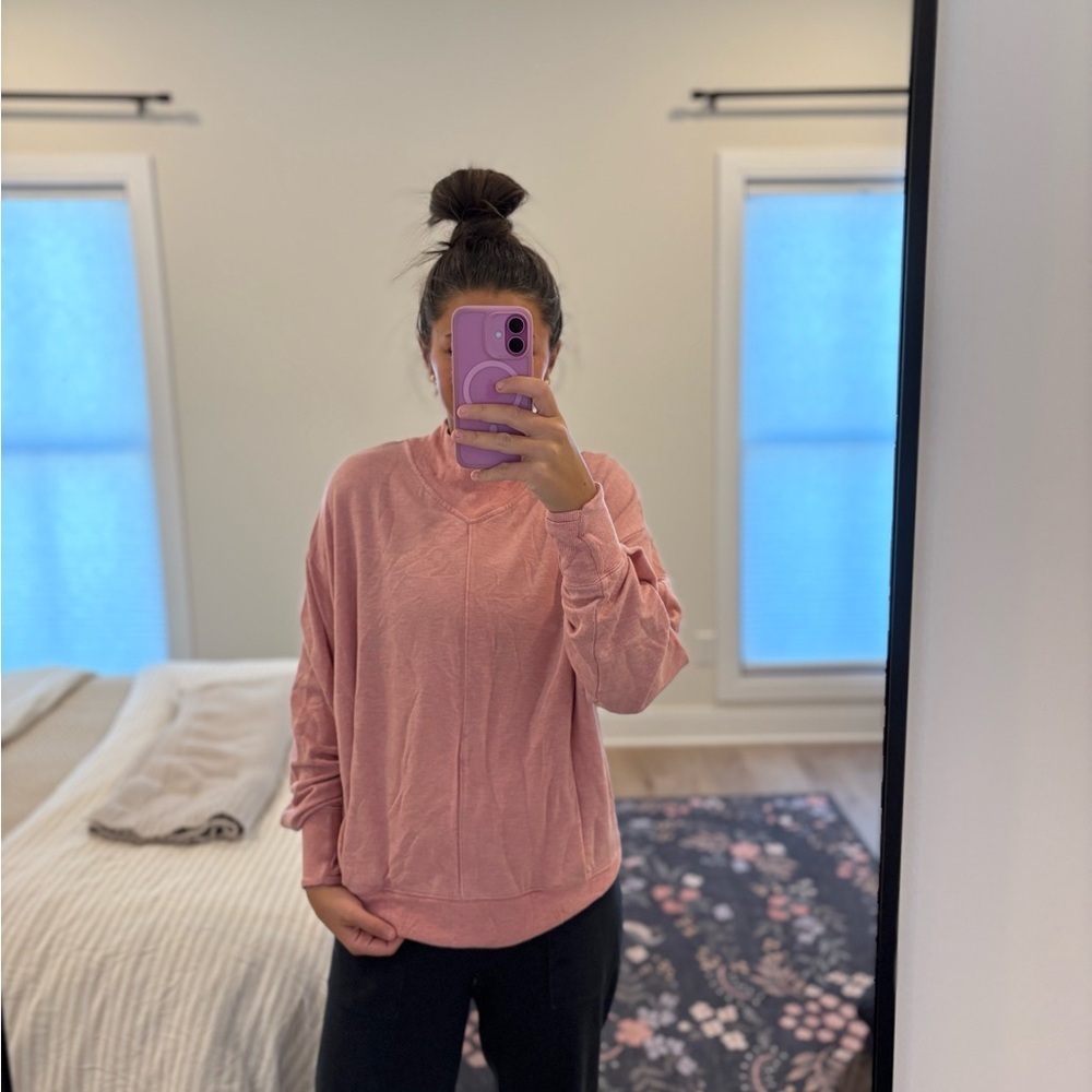 Athleta Apollo Mock Crewneck size medium